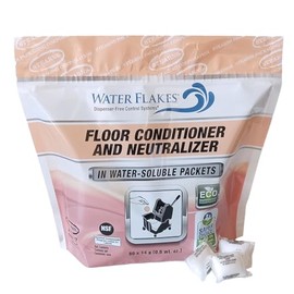 Water Flakes Stearns Floor Conditioner and Neutralizer in Premeasured Packets (1 resealable bag per case - 90 x 0.5 oz. packets)