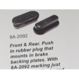 Dennis Carpenter 1965-68 Mustang brake adjust plugs covers kit of 4 $9.95 w/ship 8A2092