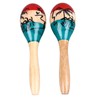 2Pcs Sand Hammer Maraca Shaker Rattle Portable Percussion Instrument Musical