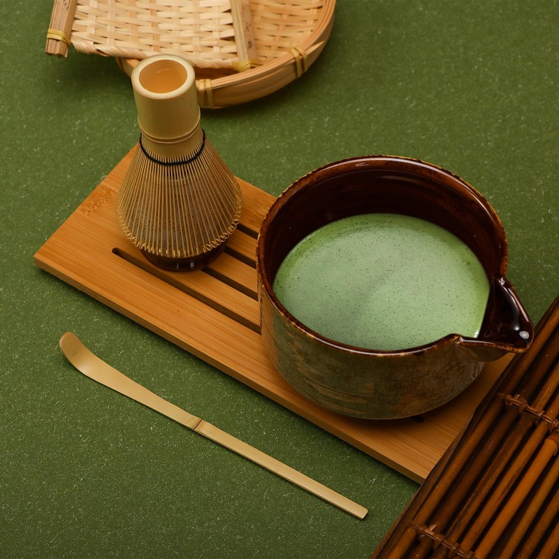 DiDiBirDi Matcha Bowl Set, 4 Piece Set, Matcha Bowl, Matcha