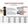 2Pcs Universal Car Shock Absorber Spring Bumper Power Auto Buffers