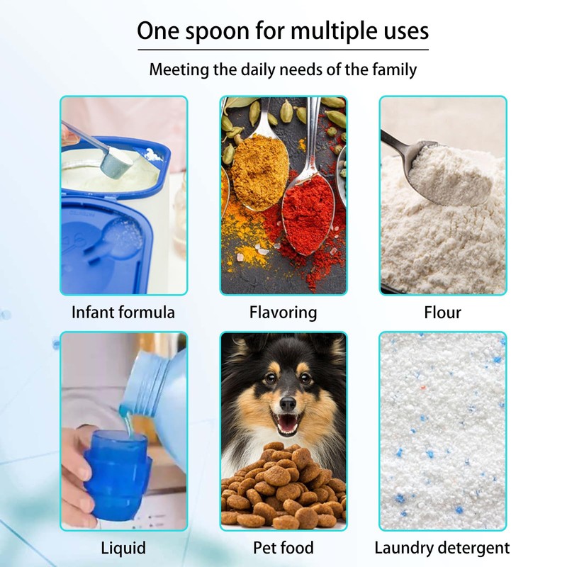 Forreen Measuring Spoon Set, 11 Pieces Dosing Spoons, Protein Powder,