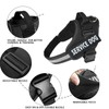 Roolisspa Service Dog Harness No Pull Easy Adjustable Reflective Breathable