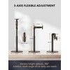 QJYKIONE Tablet Magnetic Stand for iPad＆iPhone All, 9-17" Height Adjustable