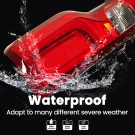 STRECOS LED Tail Lights Compatible With 2019 2020 2021 2022 2023 Chevy Silverado 1500 Rear LED Style Taillights Left Driver Side Brake Rear Lamp with Bulb and Harness (Only Fit Factory Led Model)