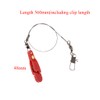 Uncedaran 3pcs Padded Release Clips Fishing Quick Release Clips with