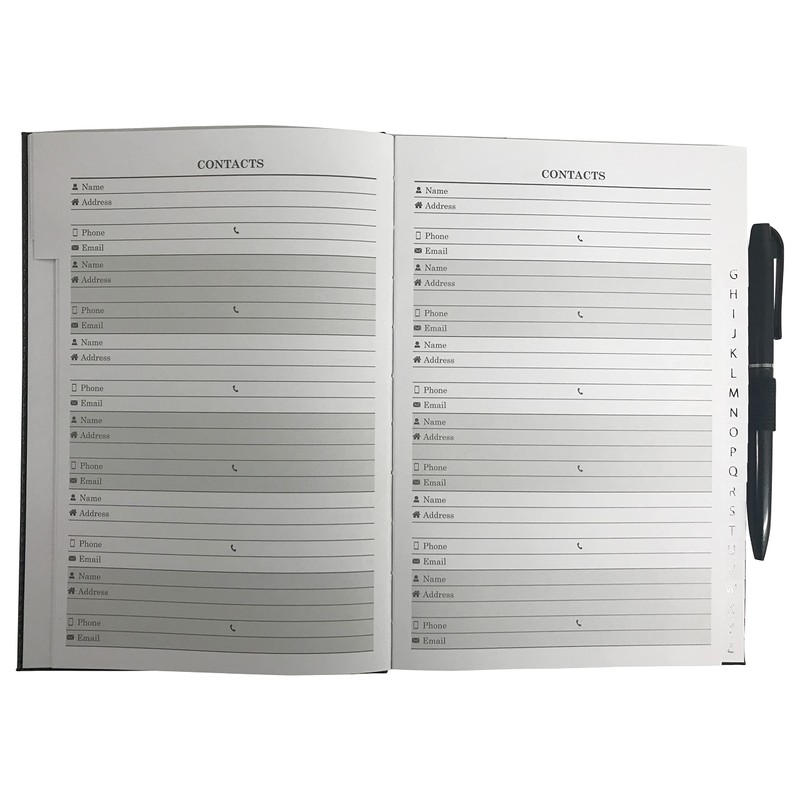 Telephone Address & Birthday Book A-Z Index Beautiful Colour PU