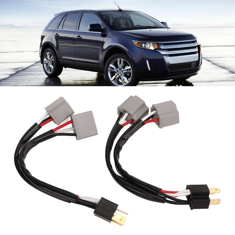 9003 H4 Headlights Wiring Harness Socket, Male to Female Headlamp