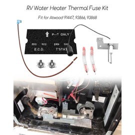TIKSCIENCE RV Water Heater Thermal Cutoff Kit with ECO Thermostat Assembly and Igniter Fit for Atwood 91447, 93866, 93868