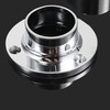 4 Pack Stainless Steel Closet Pole Sockets, Round Shaped Flange