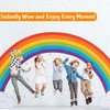 Fun Express Jumbo 10 Ft Long Rainbow Cutouts Backdrop Photobooth