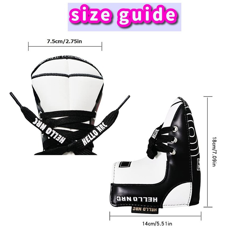 Golf Putter Cover Putter Case Head Cover Mallet Type Pin