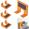 Cabinet Door Hinge Adjustment Tool,4Pcs Magnetic 2mm Gap Alignment jig