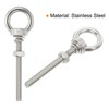 sourcing map M4 3/16"x2.36" Stainless Steel Eye Bolts Threaded Screw