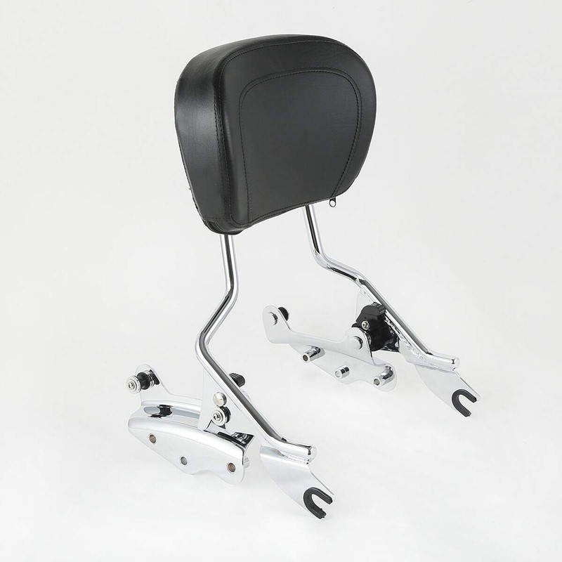 TCMT Detachable Passenger Backrest Sissy Bar With 2 Up Air