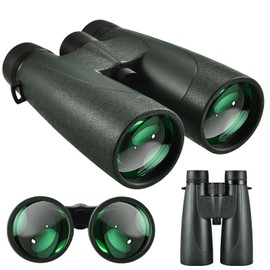 LUXUN 15x56 Binoculars for Adults High Powered with HD Optical System, BAK4 Prism & FMC Coating Waterproof Binoculars for Hunting Bird Watching Stargazing Football Games
