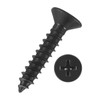 Kozelo 280pcs Phillips Flat Head Wood Screws - [#6x3/4"] Carbon