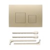 Acesome Toilet Actuator Plate Compatible with Geberit Sigma01 Sigma10 Sigma20