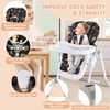 HONEY JOY Baby High Chair, Foldable Highchair for Babies and