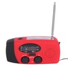 QQT088 ABS Solar Energy Emergency Multifunction Hand Crank Radio Support