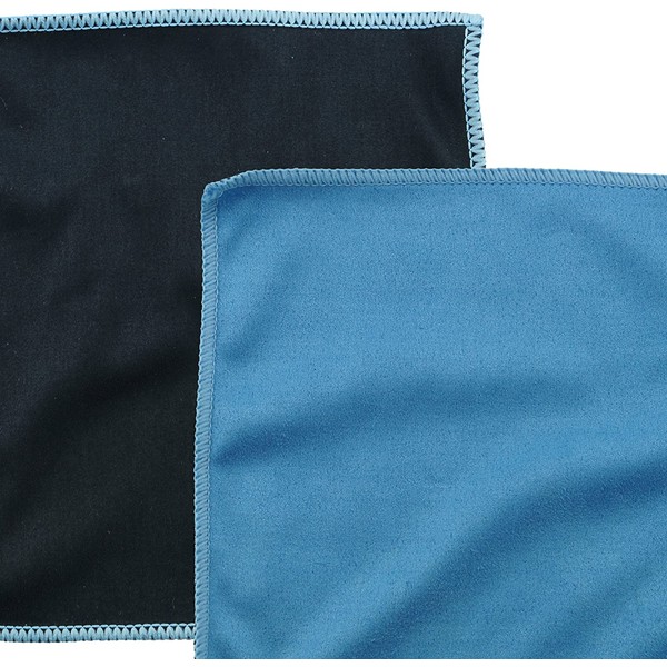 ECO-FUSED Microfiber Cleaning Cloths - 5 Pack - Double-Sided Cleaning Cloths - Microfiber and Suede Cloth for Smartphones, LCD TV, Tablets, Laptop Screens, Camera Lenses and Other Delicate Surfaces
