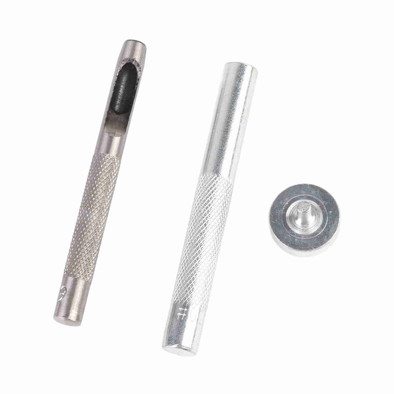100 Sets Grommet Kit with Eyelets Washers 0.236 Inch 3PCS