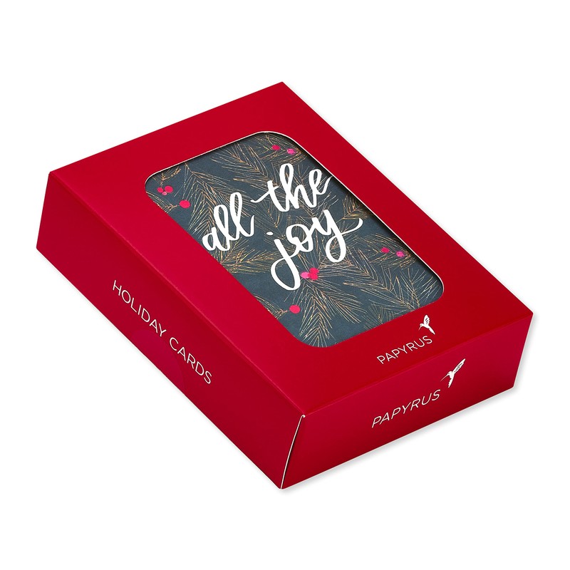 Papyrus Petite Holiday Cards Boxed with Envelopes & Signature Hummingbird