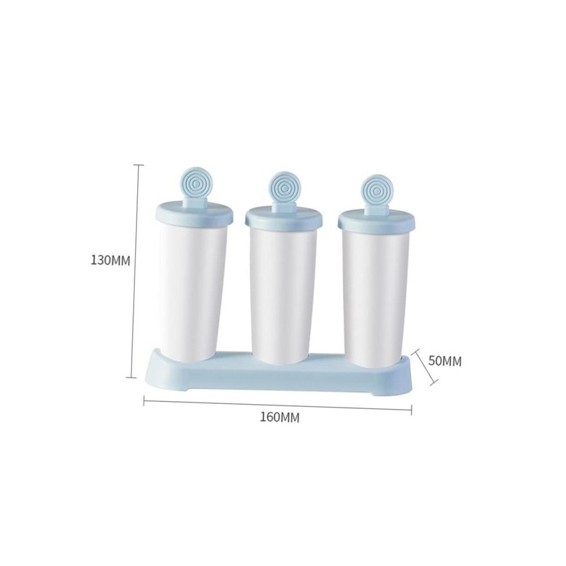 Ipetboom 2pcs Popsicle Mold Set Ice Cream Maker with DIY