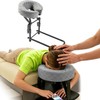 AEWOTING Massage Headrest for Bed with Armrest and Breast Support
