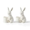 Lenox 897943 Wicker Creek Bunny Candle Holders, Set of 2,