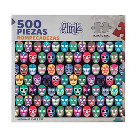 FLINK Rompecabezas Máscaras de Luchadores