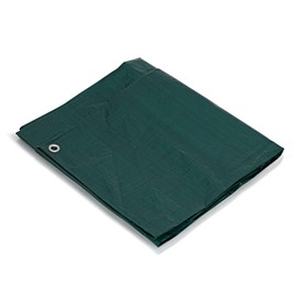 KAV - 1.80 x 2.70M (6x9 FT) Green Strong Waterproof Universal Tarpaulin Tarp sheet in - Ground Sheet Covers For Camping Fishing Gardening Pets Premium Quality Cover Made of 80 gram