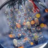 Laser Aurora Shell Soap Bubble Nail Stickers Flash Light Water