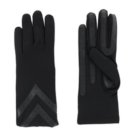 isotoner Women's SmartDri Spandex Shortie Glove (Unlined) - A30737 (Black, S/M)
