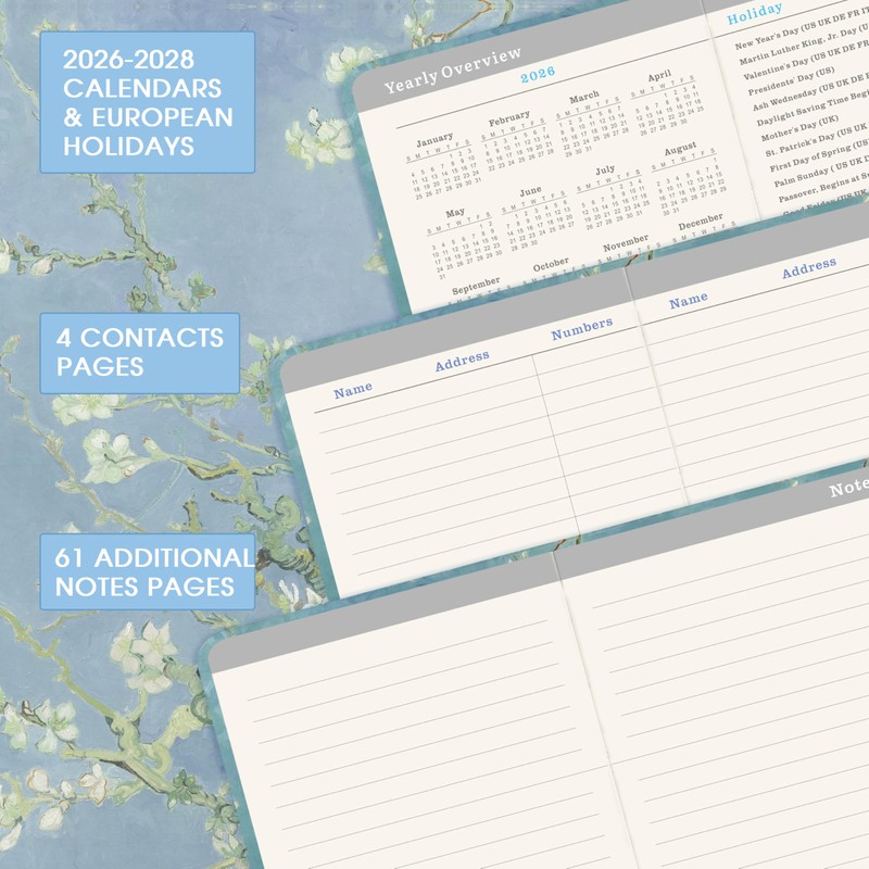 2026-2028 Pocket Planner/Calendar - 3 Year Monthly Planner 2026-2028, Jan
