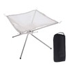 Portable Fire Pits,Foldable Portable Camping Fire Pit | Weatherproof Rust-Proof