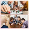 sourcing map 12Pcs Magic Dice Counters, Acrylic D6 Life Token