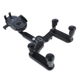 Soporte para teléfono con espejo, resistente al desgaste, larga vida útil, firme, fijo, rotación de 360 grados, espejo retrovisor, soporte para teléfono celular, a prueba de golpes para