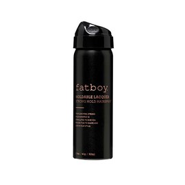 Fatboy Moldable Lacquer Hair Spray Strong Hold for High Impact Styles, High Shine Finish, Hair Care for Shaping & Styling All Hair Types, Flake Free Quick Dry Formula, Paraben Free, Color Safe, 1.5 oz