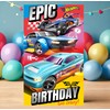 HOT WHEELS BIRTHDAY CARD