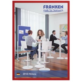 Franken A4 Magnetic Din Document Holder - Red, 1 stick