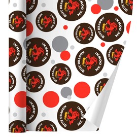 GRAPHICS & MORE Quit Dragon Dragging Me Down Funny Humor Gift Wrap Wrapping Paper Roll