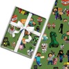 Game Wrapping Paper, 3 PACK Present Wrapping Paper 70x50cm Birthday