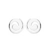 Elli Women's 925 Sterling Silver Xilion Cut Stud Earrings