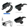 JDIEOQA 2Set Bike Headlight Stand Mount Adjustable Bike Torch Clamp