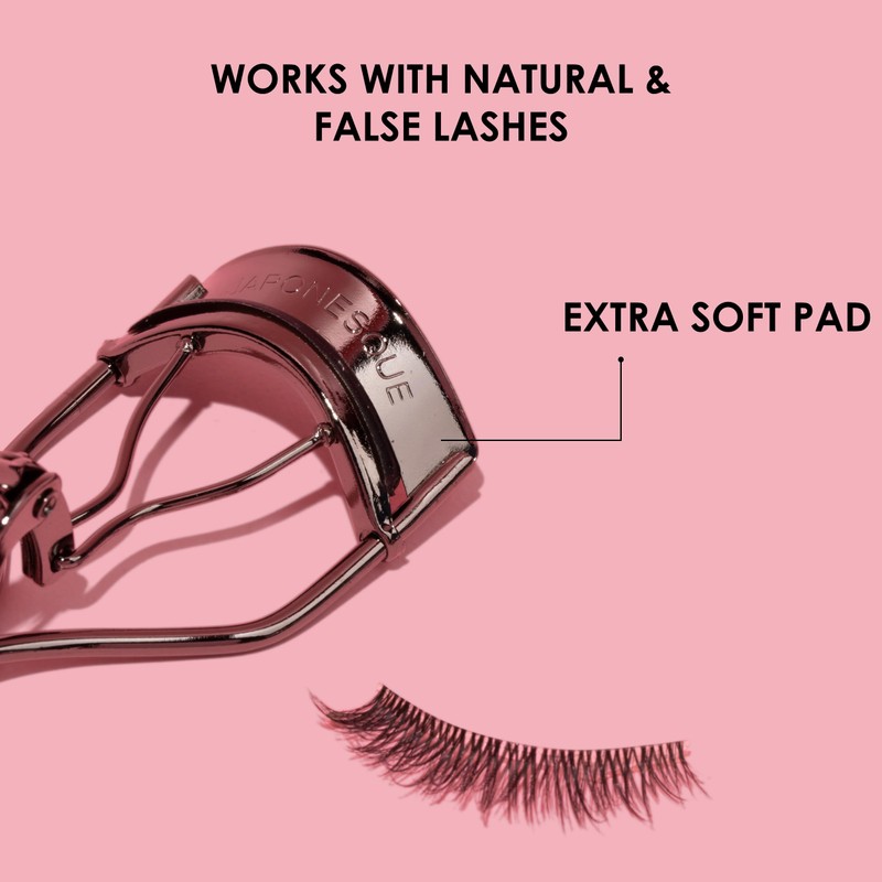 JAPONESQUE Lash Curler Gunmetal, Keeps Lashes Curled for 8 Hours,