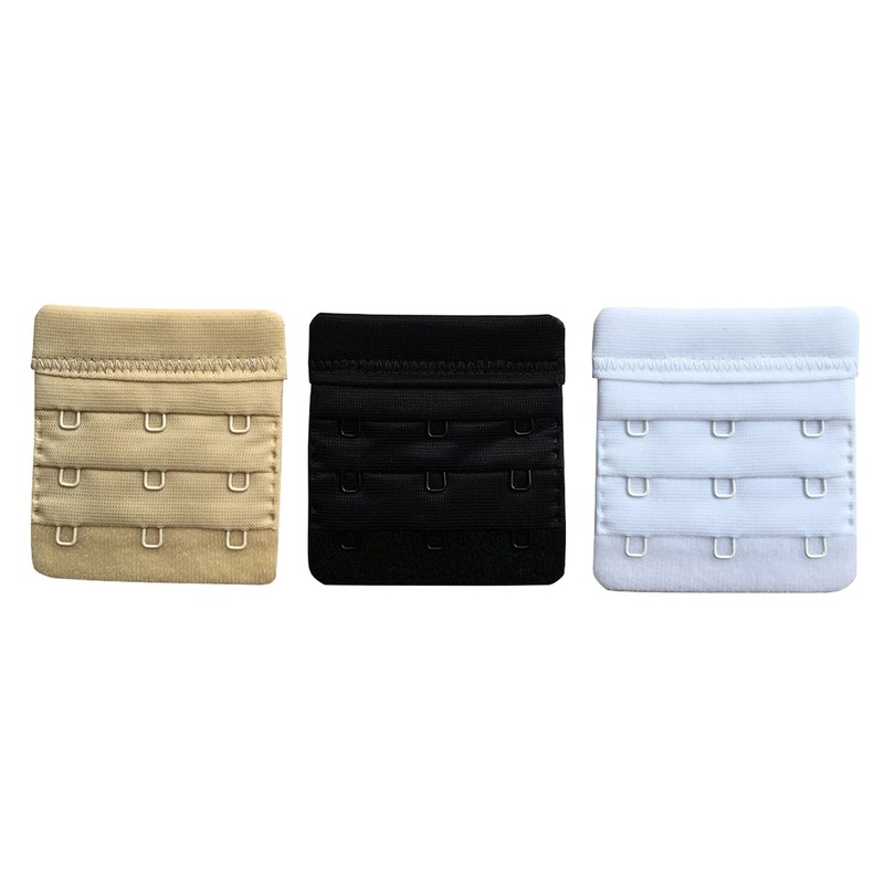 Chanie Women Pack of 3 Soft Comfortable 3 Hooks Bra