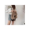 Ulisty Women's Small Faux Fur Rabbit Fur Backpack Furry Drawstring