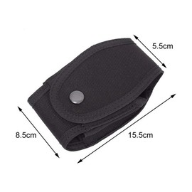 Tactical Handcuff Case, Nylon Handcuff Bag, Police Handcuffs Belt Bag, Durable with Press Stud for Outdoor, Outdoor Use