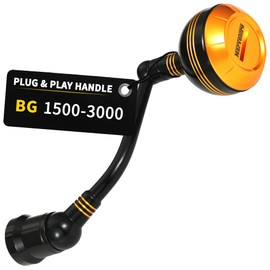 MARVELURE Power Handle Compatible for Daiwa BG 1500-8000 Spinning Reel Replacement Handle (Not for Lock-Type BG-H) (Classic, for BG 1500-3000)